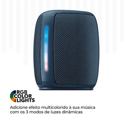 Caixa de Som Speaker AIWA SP-03-BL 15W Bluetooth IPX4 RGB BIV