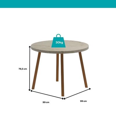 Conjunto Sala De Jantar 4 Cadeiras Bolzano Carraro Petra E Rosê