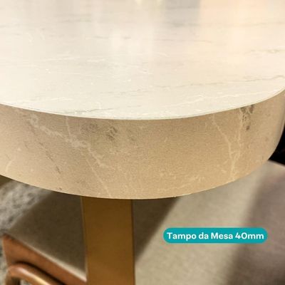Conjunto Sala De Jantar 4 Cadeiras Bolzano Carraro Petra E Rosê