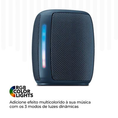 Speaker Aiwa SP-03-BL 15W BT 12h IPX4 Rgb Mini Speaker AWS-SP-03-BL Bivolt