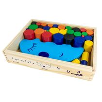 Jogo Equilibra Lua - Madeira - BrinqMutti