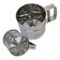 Caneca Peneira Polvilhadora Com Tela E Mexedor - Aço Inox A Solução Perfeita Para Peneirar, Polvilhar E Mexer Ingredient
