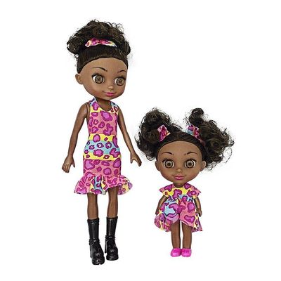 Conjunto De Bonecas Juju Mommy E Filhinha Negra Com Acessórios - Diversão Garantida Para Todas As Idades