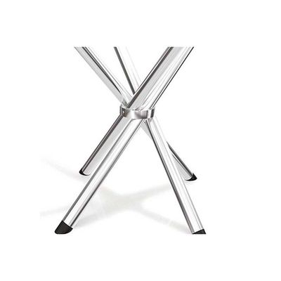 Mesa De Sala Jantar Volga C- Tampo 90cm Preto Fosco-nogueira - Kappesberg