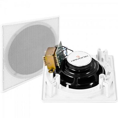Arandela Coaxial Quadrada Ar1006qt 10w Rms Com Trafo Instalado Hayonik