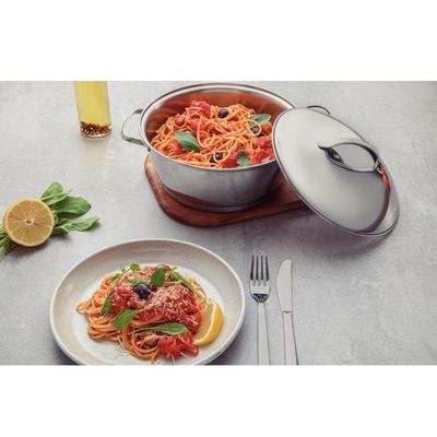 Jogo Panelas 4 Peças Cozi-vapore Allegra Aço Inox Tramontina