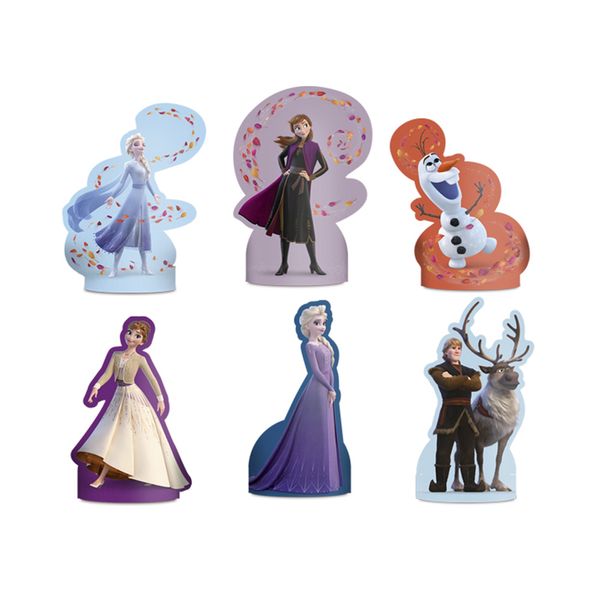 Decoração de Mesa Frozen 2 com 4 Unidades Regina Decoração de Mesa Frozen 2 com 4 Unidades Regina