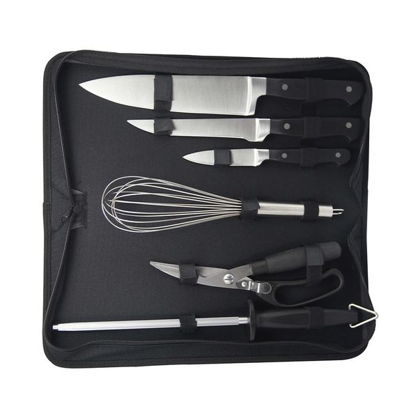 Jogo para Churrasco Fracalanza em Inox com Bolsa de Nylon com 6 Peças Jogo para Churrasco Fracalanza em Inox com Bolsa de Nylon com 6 Peças