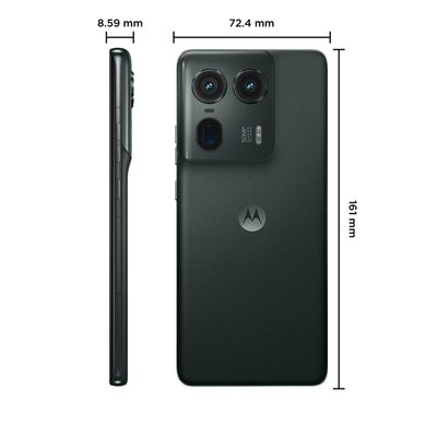 Smartphone Motorola Edge 50 Ultra 5G 512GB - Preto, 24GB RAM Boost, Câmera 50MP Ultra-Pixel, Selfie 50MP e Tela 6,7