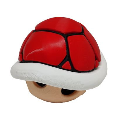 Casco Tartaruga Mario Koopa Vermelho Super Bros 3D