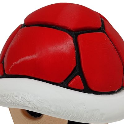 Casco Tartaruga Mario Koopa Vermelho Super Bros 3D