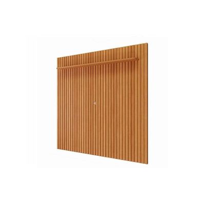 Painel Home Para Tv Até 65 Pol Maragogi Com Prateleira Ripado 185x220cm Cinamomo - Permóbili