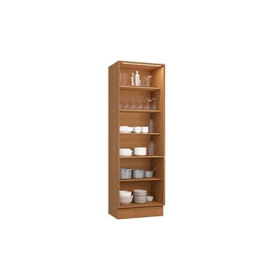 Módulos De Cozinha Kappesberg Ciela Cristaleira Ciela R631 C- 4 Portas (2 C- Vidro) 70x220cm Canela-kappesberg