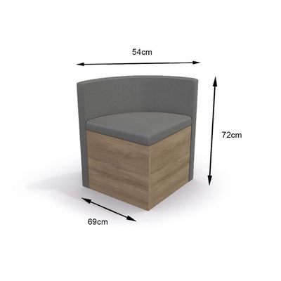 Kit 4 Cadeiras De Cozinha 4cad800 Freijó - Assento-encosto Suede Bege Geométric - Kappesberg