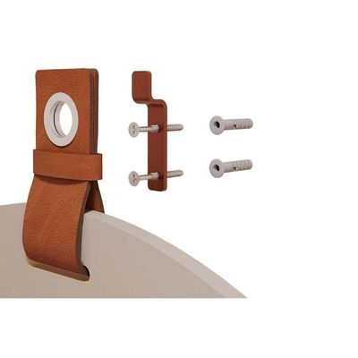 Espelho De Sala Gota 50x76cm Cimento - Mgm