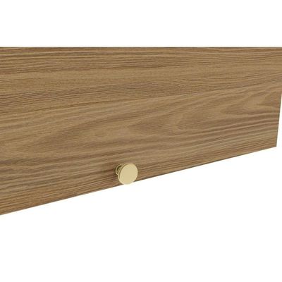 Armário De Geladeira P- Cozinha Botanic M637 C- 1 Porta Basculante 80cm Nogueira - Kappesberg