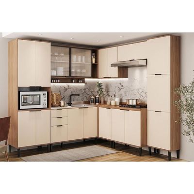 Paneleiro De Cozinha Alpha 2514 C- 1 Forno E 4 Portas 70cm Branco - Carraro