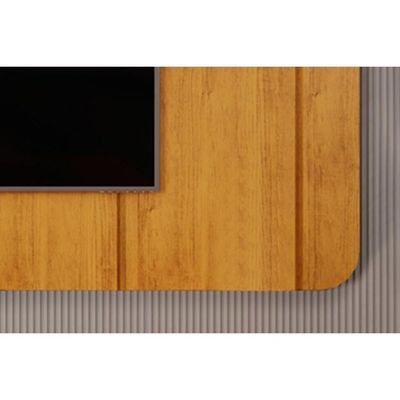 Painel Home Para Tv Até 75 Polegadas Celine 100% Mdf Com Led 241x132cm Off White - Dj Móveis