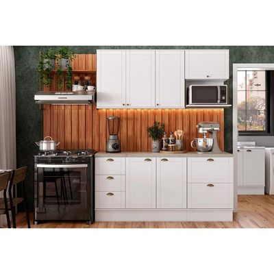 Armário Aéreo Para Cozinha Bella 2605 Com 1 Porta 60cm Branco - Carraro