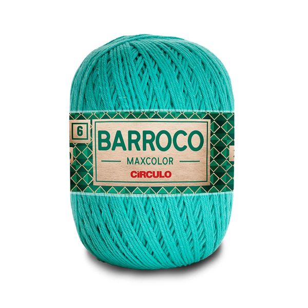 Barbante Barroco Maxcolor 226m Nº4/6 5669 Azul Tiffany