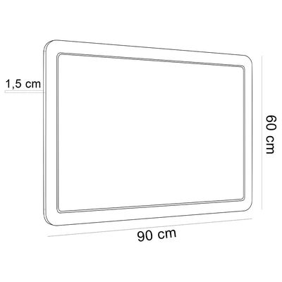 Cabeceira Cama Box Solteiro Painel Com Telinha 90cm Moss A03 Hanover - Lyam Decor