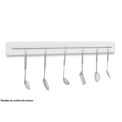 Módulo Cozinha Itatiaia Multilinhas Suporte Talheres Multilinha 105cm Branco - Itatiaia