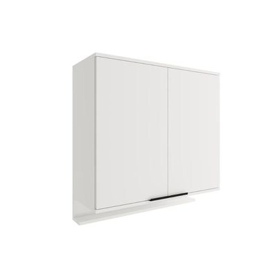 Armário Aéreo Para Cozinha Alpha 2502 Com 2 Portas 80cm Branco - Carraro