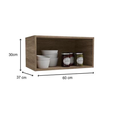 Armário De Geladeira P- Cozinha Maxxi G772 C- 1 Porta Basculante 60cm Canela - Kappesberg