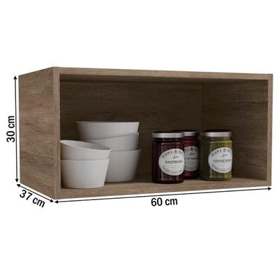 Armário De Geladeira P- Cozinha Maxxi G772 C- 1 Porta Basculante 60cm Canela - Kappesberg