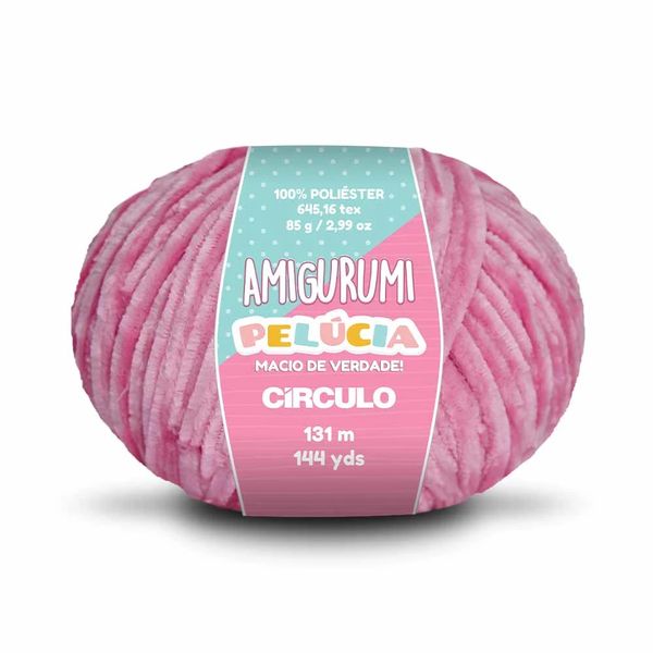 Linha Círculo Amigurumi 254m Nº6/5 3182 Rosa Pitaya Linha Círculo Amigurumi 254m Nº6/5 3182 Rosa Pitaya