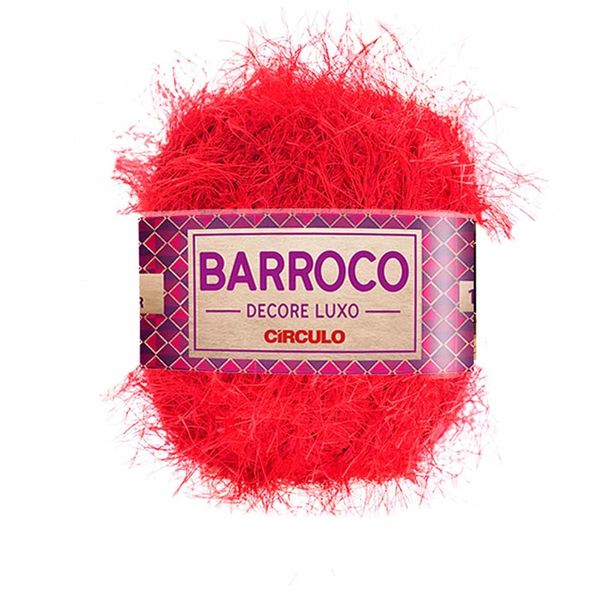 Barbante Barroco Círculo Decore Luxo 305 Vermelho Paixão
