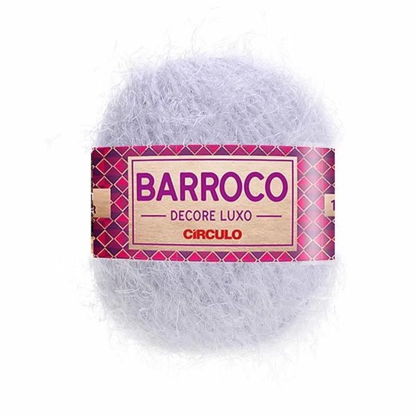 Barbante Barroco Círculo Decore Luxo 100 Branco