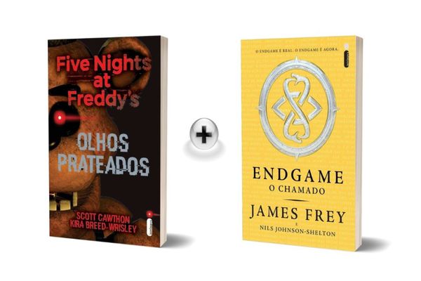 Kit de Livros: Five Nights at Freddys: Olhos Prateados e Endgame: O Chamado (Português) Capa Comum