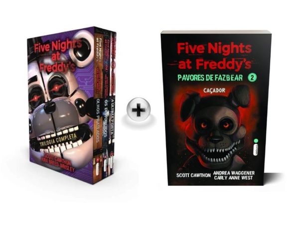 Kit de Livros: Box Five Nights At Freddy's - Trilogia Completa e Caçador - Pavores de Fazbear Vol. 2