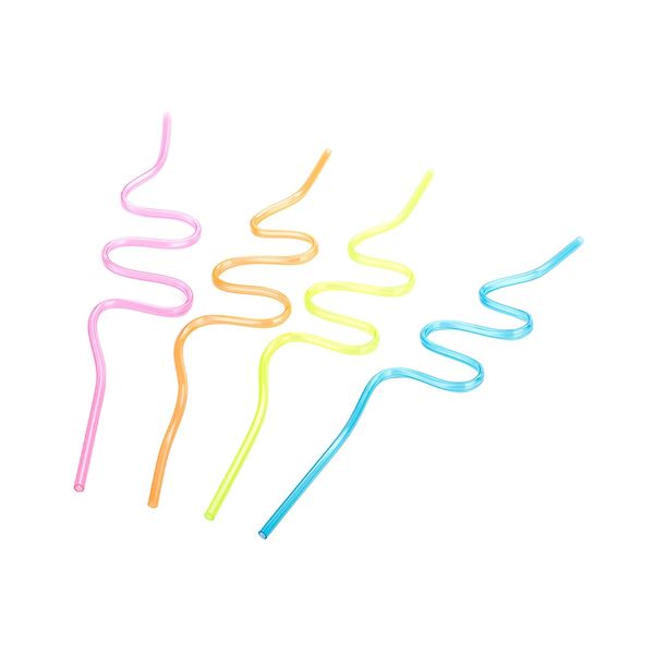 Canudo Silver Plástico Divertidos com 4 Unidades Canudo Silver Plástico Divertidos com 4 Unidades