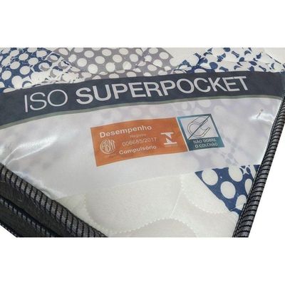 Colchão Queen Molas Ensacadas Superpocket Iso Ortopillow (158x198x25) - Ortobom
