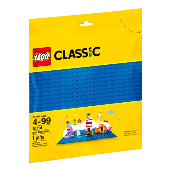 Lego Classic Blue Baseplate Lego Classic Blue Baseplate