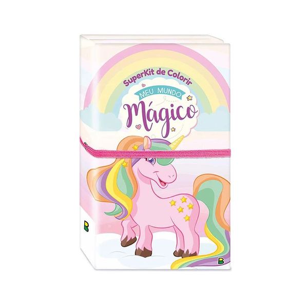 Livro Infantil Super Kit Colorir Meu Mundo Mágico