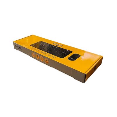 Kit Gamer Bright com Mouse, Teclado Conexão sem Fio, Teclas Redondas Modelo 0585 Preto
