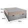 Cama Box Baú Casal Suede + Colchão Sereneprime Molas Ensacadas 138x188x69 Cinza