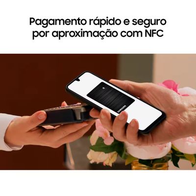Smartphone Samsung Galaxy A16 5G, Processador Exynos 1330, 128GB, 4GB RAM, Câmera Tripla até 50MP, NFC, Knox Vault e Tela 6,7 Polegadas Azul / Bivolt