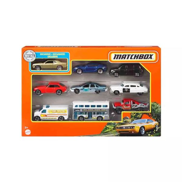 Kit Matchbox com 9 Carros - Item Sortido