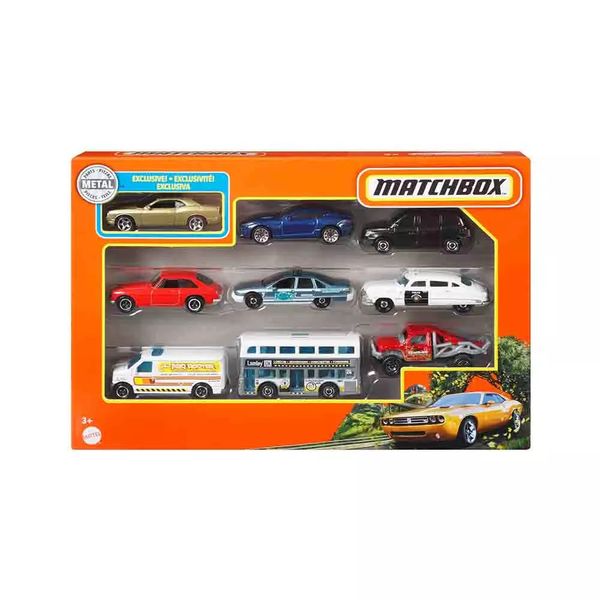 Kit Matchbox com 9 Carros - Item Sortido Kit Matchbox com 9 Carros - Item Sortido
