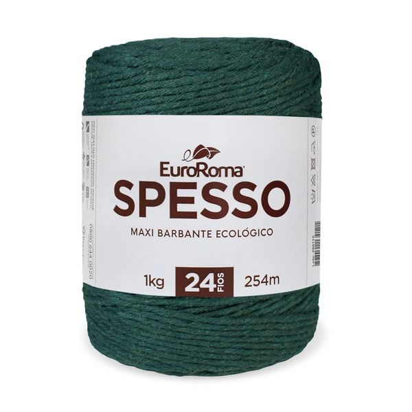 Barbante Spesso Euroroma 4x24 1kg 254m Verde Musgo