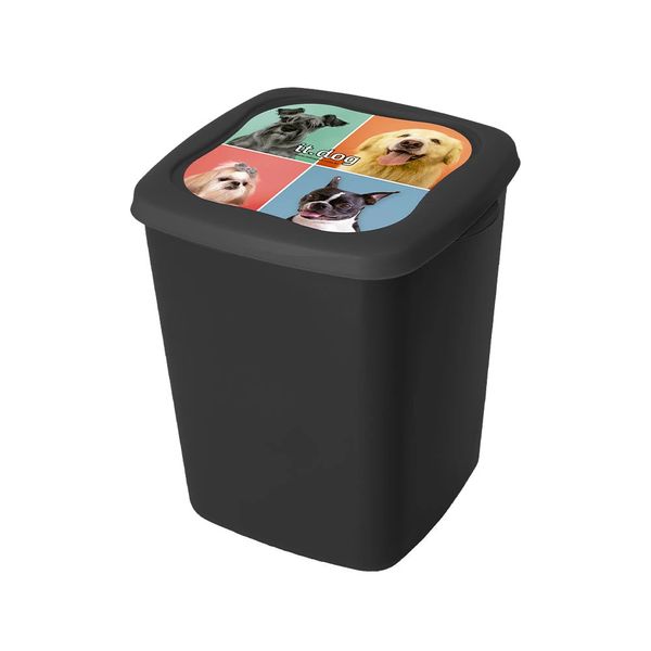 Caixa Organizadora Plasvale Pet em Polipropileno Preta 8L Caixa Organizadora Plasvale Pet em Polipropileno Preta 8L