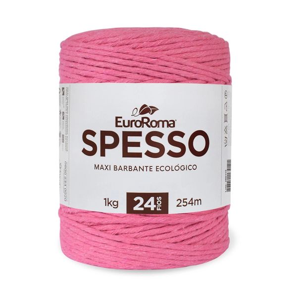 Barbante Spesso Euroroma 4x24 1kg 254m Rosa