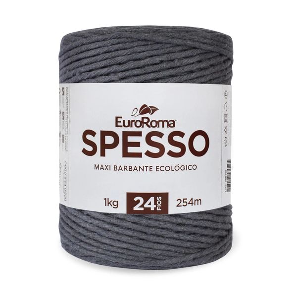 Barbante Spesso Euroroma 4x24 1kg 254m Chumbo