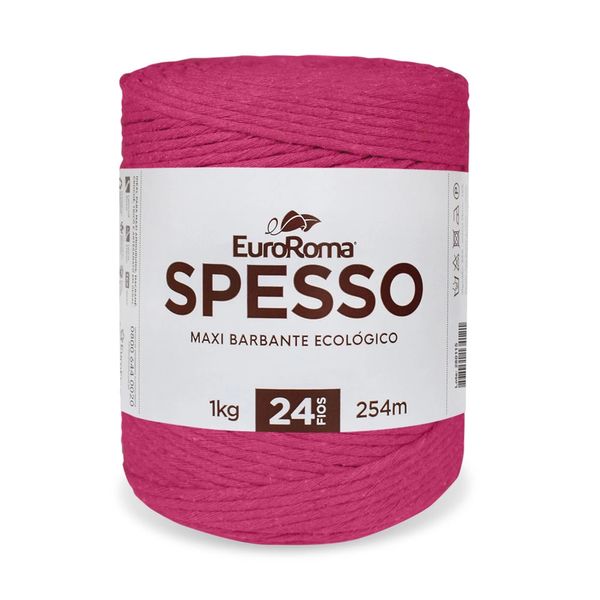 Barbante Spesso Euroroma 4x24 1kg 254m Pink