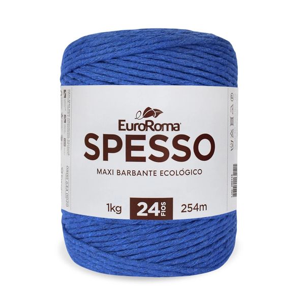 Barbante Spesso Euroroma 4x24 1kg 254m Azul Royal
