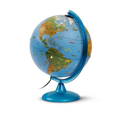 Globo Terrestre Arca 25 Cm - Com Luz - Tecnodidattica - 0325ARACPBIBB046